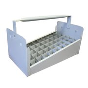 Totaltools 1 in. Steel Nipple Caddy Tray with 50 Piece Capacity; 14.12 x 7.75 x 6.5 in. TO1584569